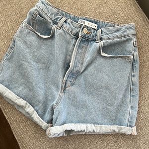Zara mom shorts